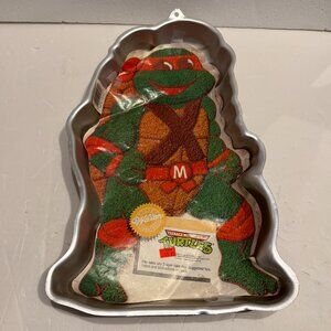 Vintage 1989 Wilton Teenage Mutant Ninja Turtles CAKE PAN Michelangelo RARE